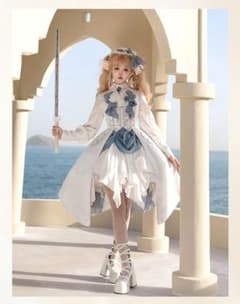 epetice マーメイドボーン刺繍ドレス　ロリィタ　ロリータ　エペティス epetice マーメイドボーン刺繍ドレス ロリィタ ロリータ エペティス