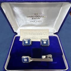 田中貴金属JEWELRY NEC半導体IC LSIチップ埋込ネクタイピン&カフス