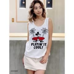 GYDA MICKEY MOUSE BACKレースアップタンクトップのサムネイル