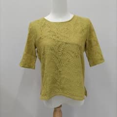 YECCA VECCA ブラウスシャツ イエロー サイズFのサムネイル
