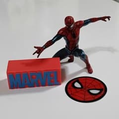 스파이더맨 DELUXE EDITION 전투 가챠 마블 로고