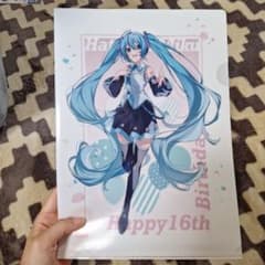 初音ミク 16周年記念 クリアファイル ローソン限定のサムネイル