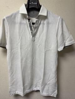 15万円超級】ブルネロクチネリ ホワイトポロシャツ - メルカリ