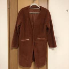 ノーカラーボアコートのサムネイル