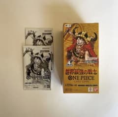 ONE PIECEカードゲーム 世界最強の戦士 BOX テープあり　プロモつきのサムネイル
