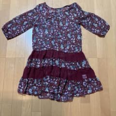 レディース 花柄 シフォンワンピースのサムネイル
