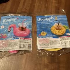 フロート　ドリンク　ホルダー フラミンゴ パイナップルのサムネイル