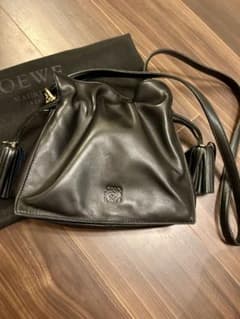 LOEWE ロエベ フラメンコ ショルダーバッグ ブラック 黒 タッセル 