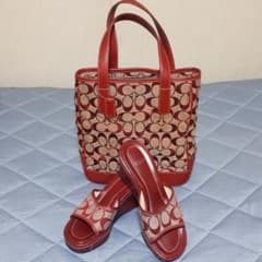 画像10MORGANおまけ付　COACH　コーチ　6 1/2 バックセット2点のサムネイル