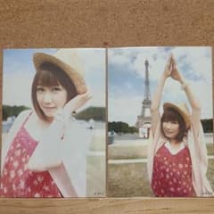 AKB48 浦野一美 海外旅行日記 特典生写真2種のサムネイル