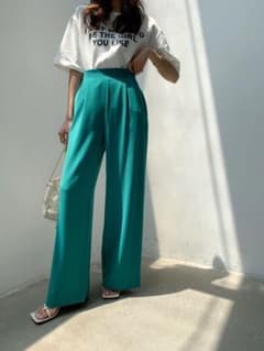 《値下げしました！》BIRTHDAY BASH ストレート パンツ（グリーン）のサムネイル