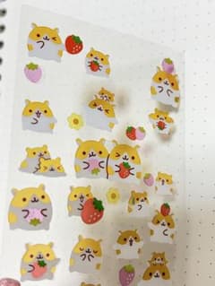 平成レトロ ハムスターシール ハムちゃんずワールドのサムネイル