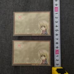 HUNTERXHUNTER　クラピカ　メッセージカード　2枚　バラ売りのサムネイル