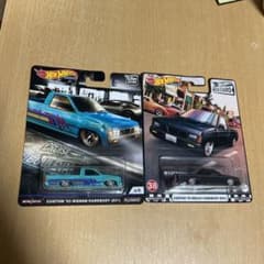 ホットウィール 日産 ハードボディ カスタム  D21 2種セットのサムネイル