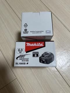 新品　マキタ バッテリー 18V 6.0Ah 2個セットのサムネイル