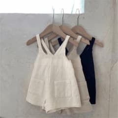韓国子供服 サロペット ハーフパンツのサムネイル