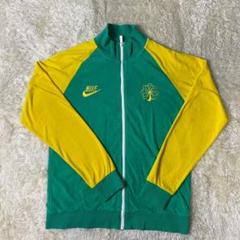 【希少】ナイキ　ベロアトラックジャケット　ダークグリーン　刺繍ロゴ　XL 00s~】NIKE ナイキ ベロア素材 トラックジャケット ジャージ
