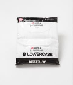 【最終値下げ】HANES×LOWERCASE BEEFY-T 白Tシャツ Lのサムネイル