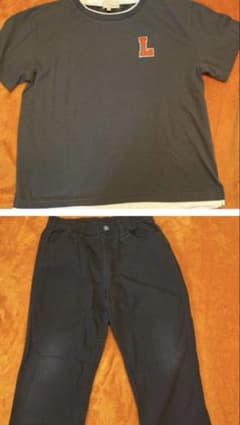子供用Tシャツとズボンの2点セット