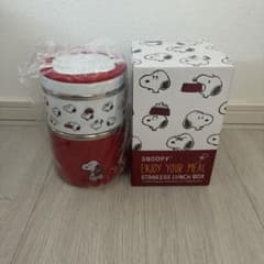 SNOOPY ステンレスランチボックス 2段 弁当箱のサムネイル