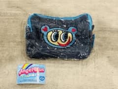 Angel Blue デニム風刺繍ポーチのサムネイル