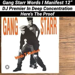Gang Starr Words I Manifest 12” US レコードのサムネイル
