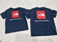 THE NORTH FACE Tシャツ ネイビー 2枚セットのサムネイル