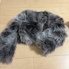 SHEIN ファーコート グレーのサムネイル