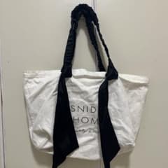 SNIDEL HOME トートバッグ アイボリー ×ブラックのサムネイル