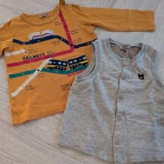 ダブルビー　ミキハウス　ロンティー　ベストのサムネイル