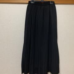 ロングプリーツスカート ブラックのサムネイル