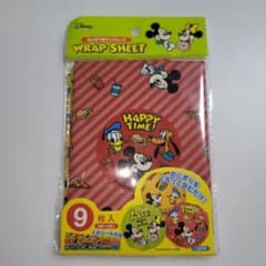 Disney Mickey & Friends おにぎり用ラップシート 9枚入のサムネイル
