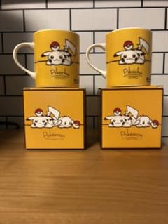 【非売品】ポケモンピカチュウ&イーブイマグカップ２個セットのサムネイル