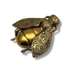 希少 極美品✨ディオール ヴィンテージ ビー 蜂 ブローチ ゴールド