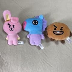 BT21 ぬいぐるみマスコット 3種セットのサムネイル
