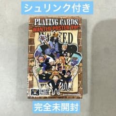 レア　ワンピース トランプ 手配書Ver. 新品未開封 シュリンク付き レア ワンピース トランプ 手配書Ver. 新品未開封 シュリンク付き