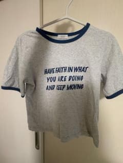 LOWRYS FARM リンガーTシャツ グレーのサムネイル