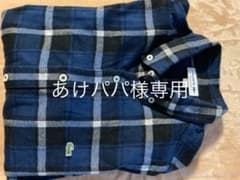 LACOSTE 綿100% チェック ジャカードニットシャツ ソフト裏起毛 Mのサムネイル