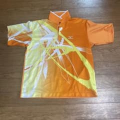 MIZUNO ミズノ ゲームシャツ オレンジ Lサイズのサムネイル