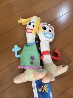 토이 스토리 5 페어 봉제 인형 포키 & 카렌 비벌리