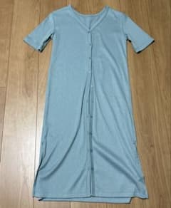 【美品】GU 半袖リブロングカーディガンのサムネイル