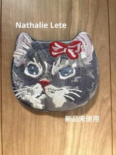 Nathalie Lete ナタリーレテ 猫顔ポーチ 刺繍ポーチ ポーチのサムネイル