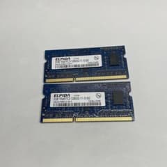 ELPIDA 2GB PC3-12800S メモリ 2枚セットのサムネイル