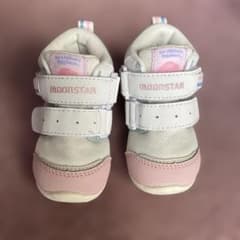 MOONSTAR ベビーシューズ 11.5cm ピンク