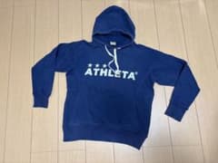 アスレタ ATHLETA スウェットパーカー ネイビー メンズSのサムネイル