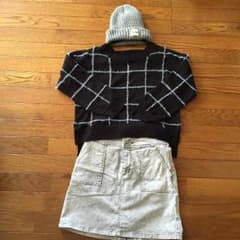 アーツハイジ♡様専用新品タグ付き！NICE CLAUP薄手ニットのサムネイル