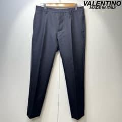希少 美品 VALENTINO ウール モヘヤ タック スラックス パンツ 44 希少 美品 VALENTINO ウール モヘヤ タック スラックス パンツ 44