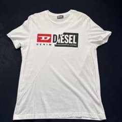 DIESEL ディーゼル ロゴプリント Tシャツ ホワイト
