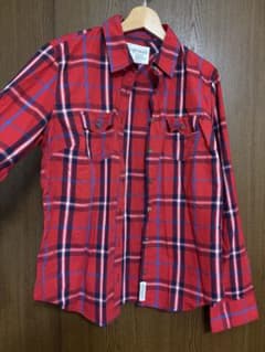 aeropostale チェック柄 長袖シャツ レッド L/Gのサムネイル