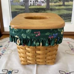 ロンガバーガーバスケット アンティーク かご - メルカリ